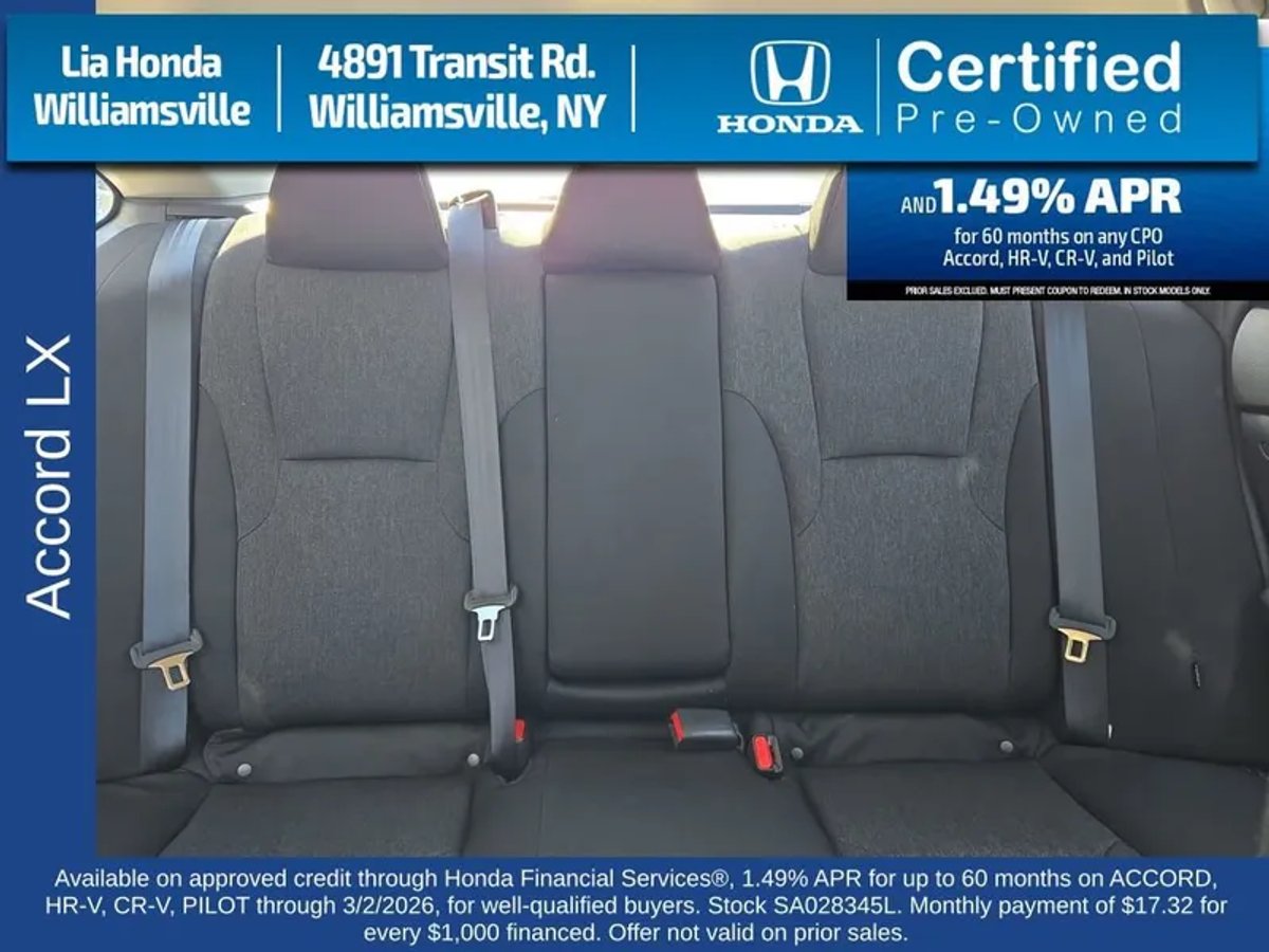 2025 Honda Accord Sedan LX CVT