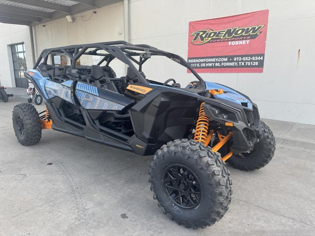 2026 Can-Am Maverick X3 MAX RS Turbo Scandi Blue & Orange Crush