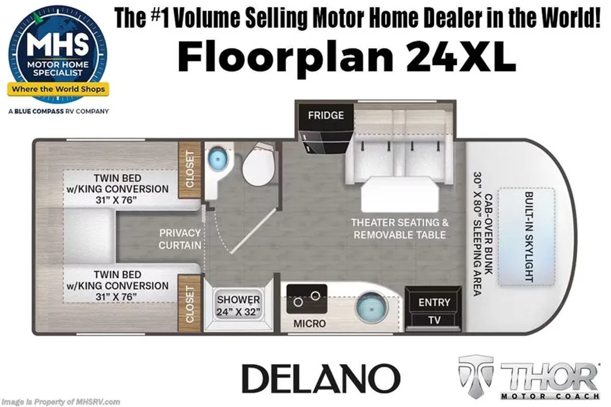 2027 Thor Motor Coach Delano Sprinter