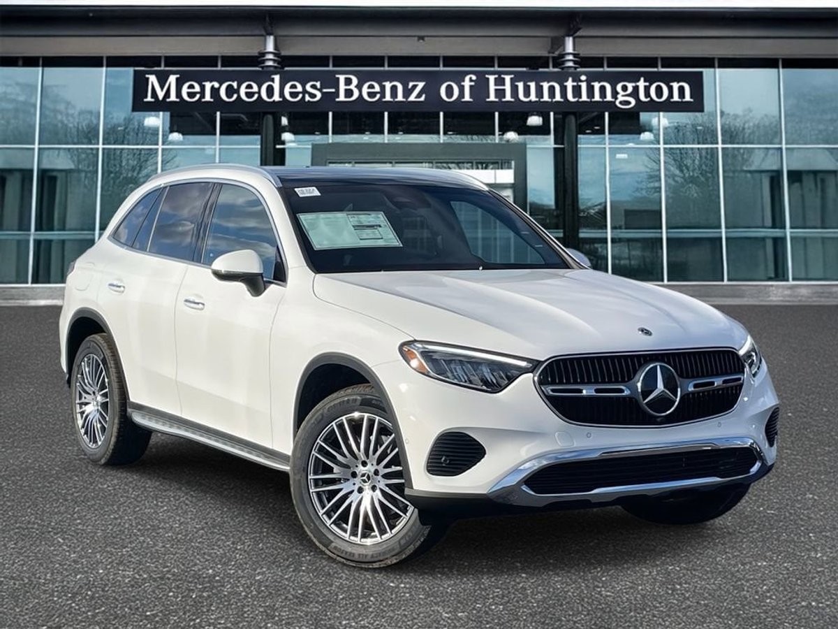 2026 Mercedes-Benz GLC 300 in Polar White — front three-quarter view