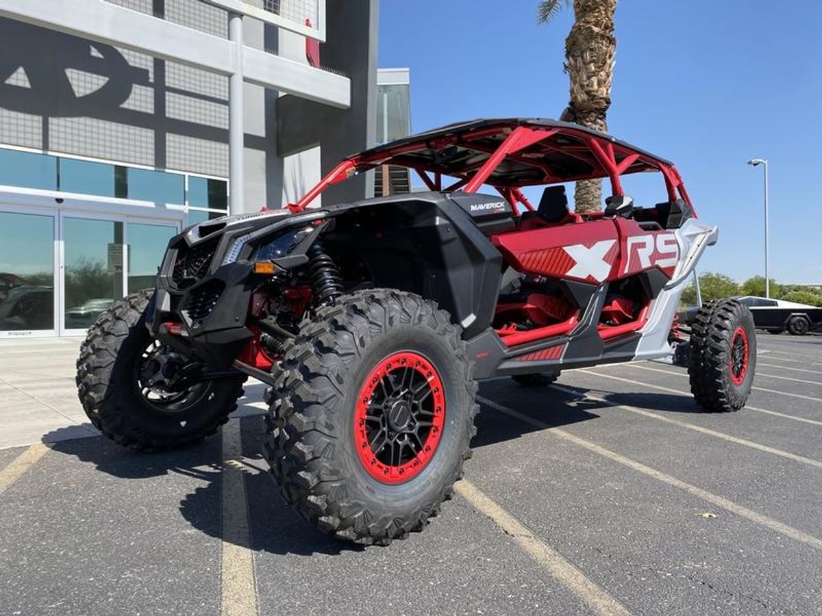 2025 Can-Am Maverick X3 Max X RS Turbo RR With Smart-Shox Fiery Red & Hyper Silver