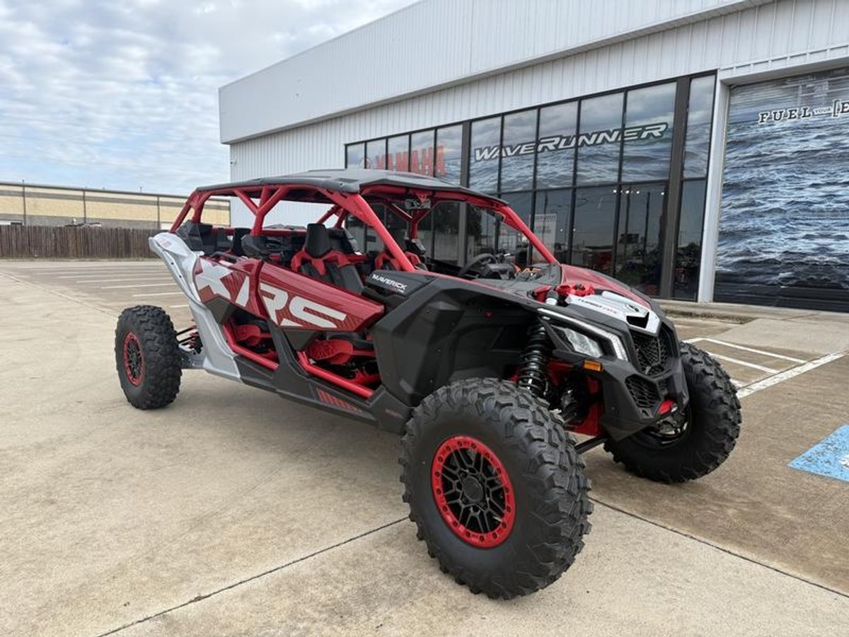 2025 Can-Am Maverick X3 Max X RS Turbo RR With Smart-Shox Fiery Red & Hyper Silver
