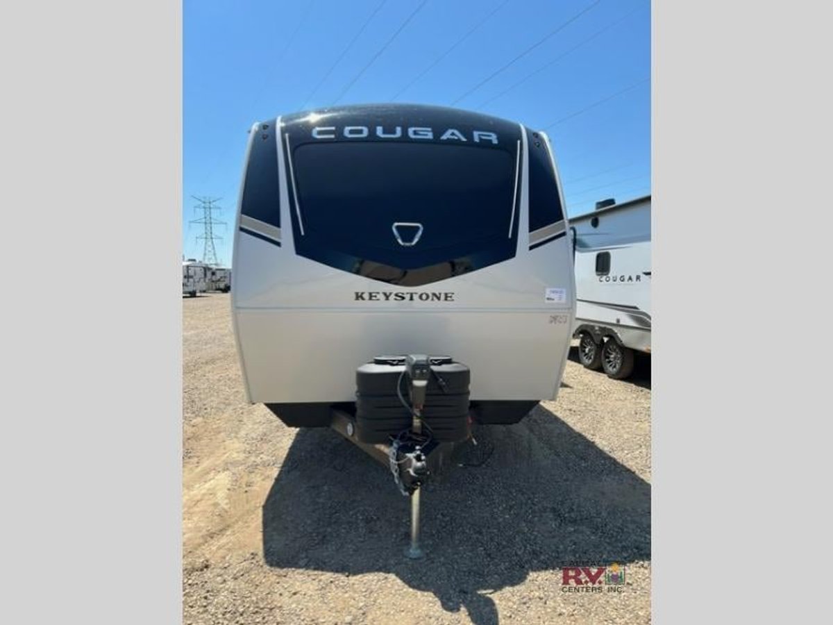 2026 Keystone RV Cougar Half-Ton — front three-quarter view