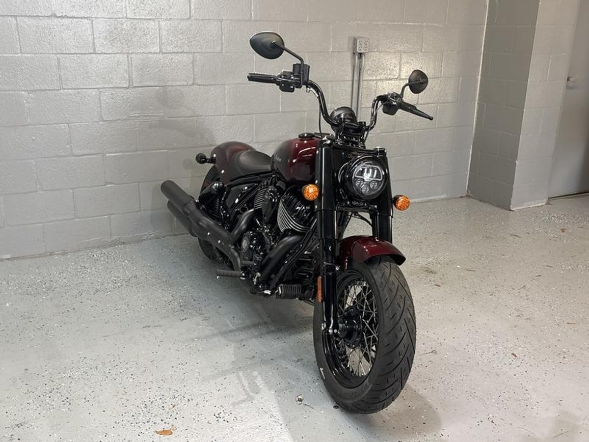 2025 Indian Motorcycle Chief Bobber Dark Horse Maroon Metallic