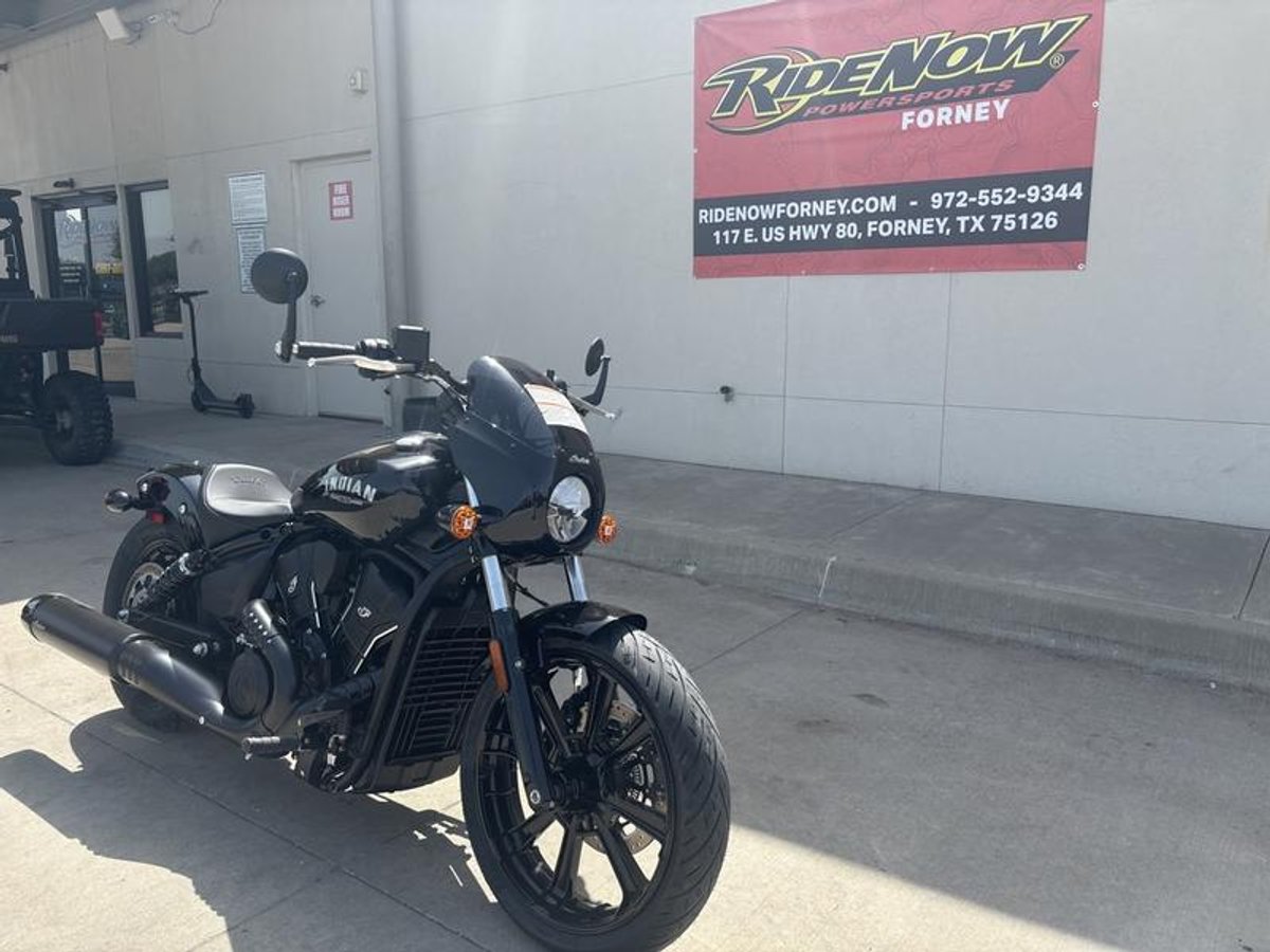 2025 Indian Motorcycle Sport Scout Black Metallic