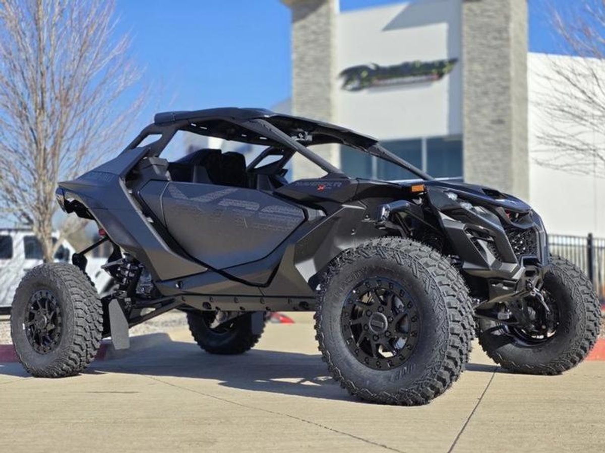 2026 Can-Am Maverick R X RS with Smart-Shox Triple Black