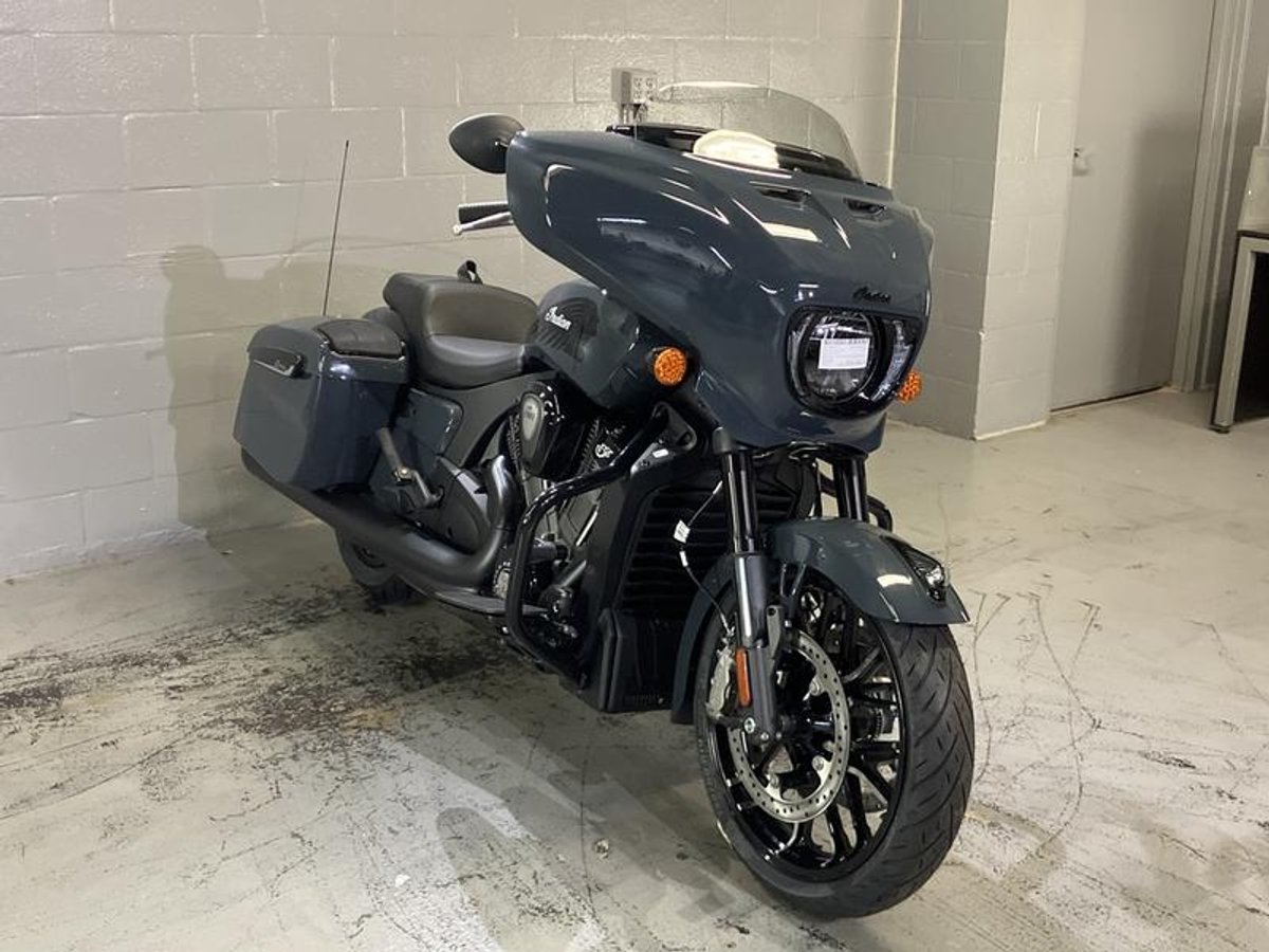 2025 Indian Motorcycle Chieftain PowerPlus Dark Horse w/PowerBand Audio Blue Dusk