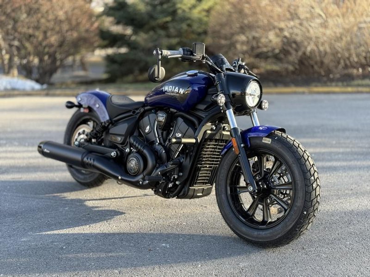 2025 Indian Motorcycle Scout Bobber Limited +Tech Spirit Blue Metallic