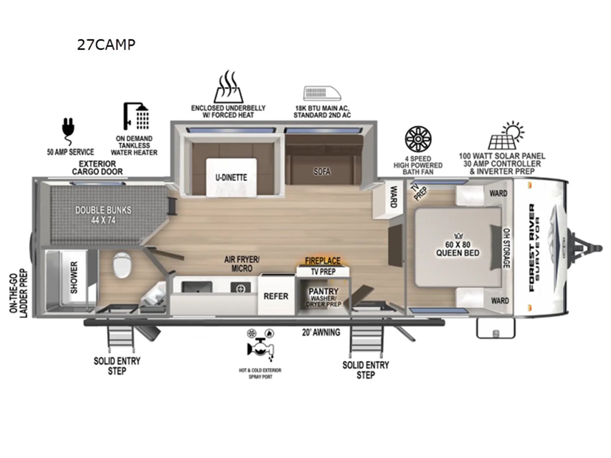 2026 Forest River RV Surveyor Camp Series