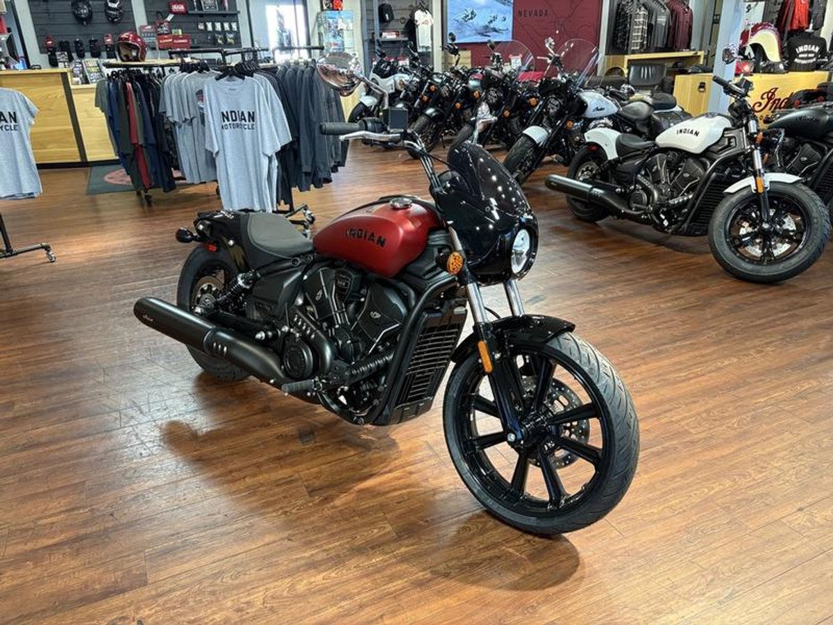 2025 Indian Motorcycle Sport Scout Sixty Limited Sunset Red Smoke
