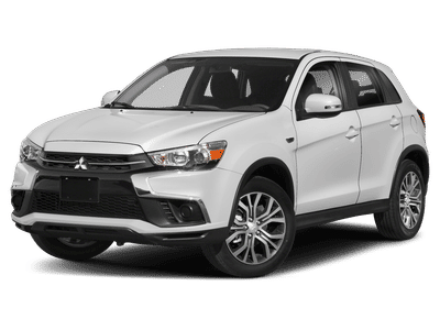 2019 Mitsubishi Outlander Sport ES 2.0 in White — front three-quarter view