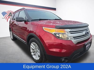 2013 Ford Explorer — rear three-quarter view