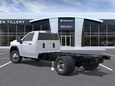 2026 GMC Sierra 3500 HD Chassis Cab — rear three-quarter view