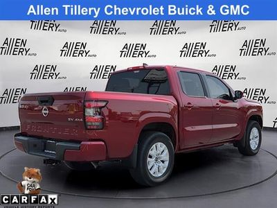 2023 Nissan Frontier — rear three-quarter view