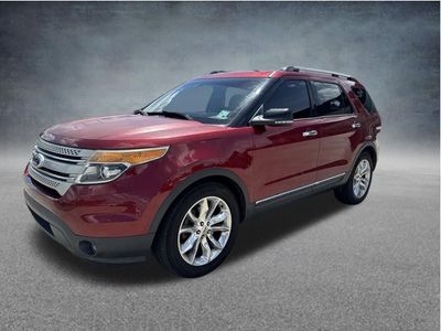 2014 Ford Explorer — rear three-quarter view