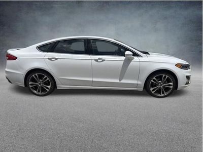 2019 Ford Fusion — rear three-quarter view