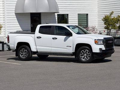 2021 GMC Canyon — rear three-quarter view