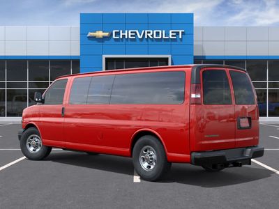 2026 Chevrolet Express Passenger — rear three-quarter view