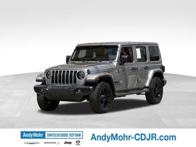 2020 Jeep Wrangler — rear three-quarter view