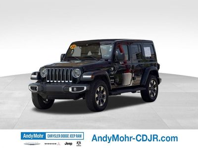 2020 Jeep Wrangler Unlimited — rear three-quarter view