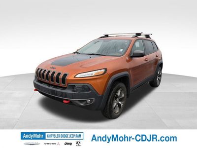 2015 Jeep Cherokee — rear three-quarter view