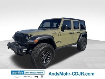 2025 Jeep Wrangler — rear three-quarter view