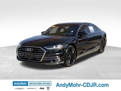 2019 Audi A8 L — rear three-quarter view
