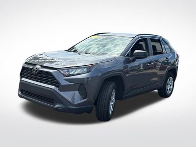 2021 Toyota RAV4 — rear three-quarter view