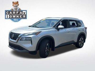 2023 Nissan Rogue — rear three-quarter view