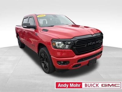 2021 RAM 1500 — rear three-quarter view