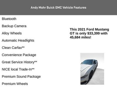 2021 Ford Mustang — interior view