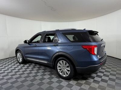 2020 Ford Explorer — rear three-quarter view