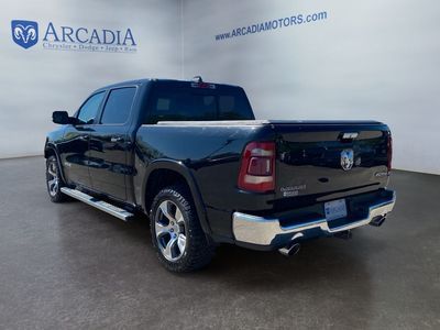 2021 RAM 1500 — rear three-quarter view