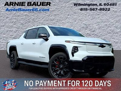 2026 Chevrolet Silverado EV RST Stars and Steel Edition - Max Range in Summit White — front three-quarter view