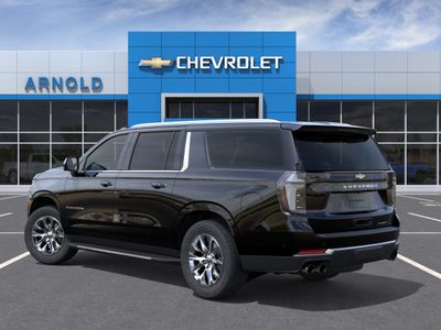 2026 Chevrolet Suburban — rear three-quarter view