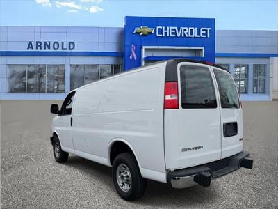 2024 GMC Savana Cargo 2500 — rear three-quarter view
