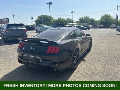 2020 Ford Mustang — rear three-quarter view