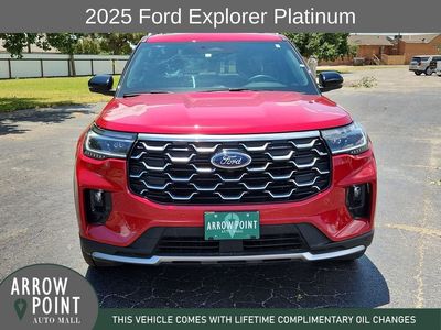 2025 Ford Explorer — rear three-quarter view