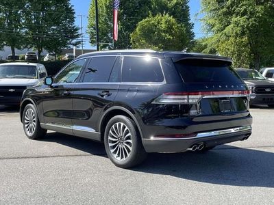 2022 Lincoln Aviator — rear three-quarter view