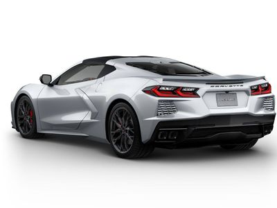 2027 Chevrolet Corvette Stingray — rear three-quarter view