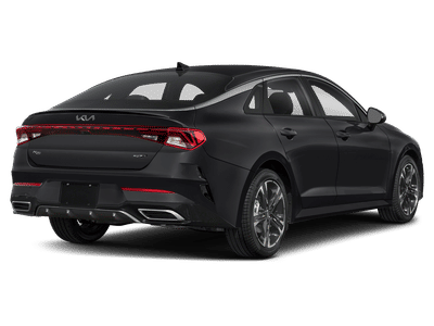 2022 Kia K5 — rear three-quarter view
