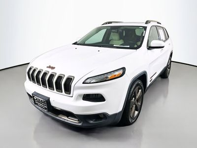2016 Jeep Cherokee — rear three-quarter view