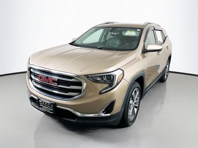 2018 GMC Terrain — rear three-quarter view