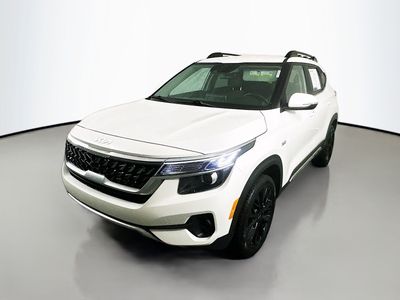 2023 Kia Seltos — rear three-quarter view