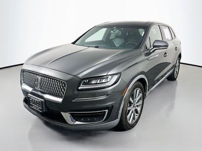 2019 Lincoln Nautilus — rear three-quarter view