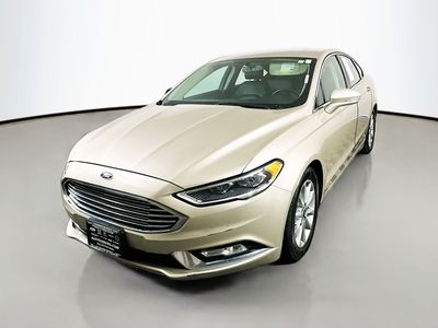 2017 Ford Fusion — rear three-quarter view