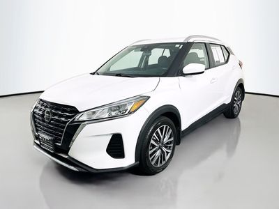 2021 Nissan Kicks — rear three-quarter view