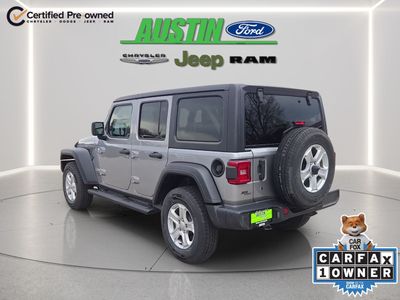 2018 Jeep Wrangler Unlimited — rear three-quarter view