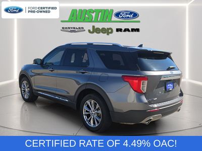 2023 Ford Explorer — rear three-quarter view
