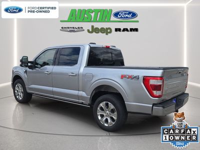 2022 Ford F-150 — rear three-quarter view